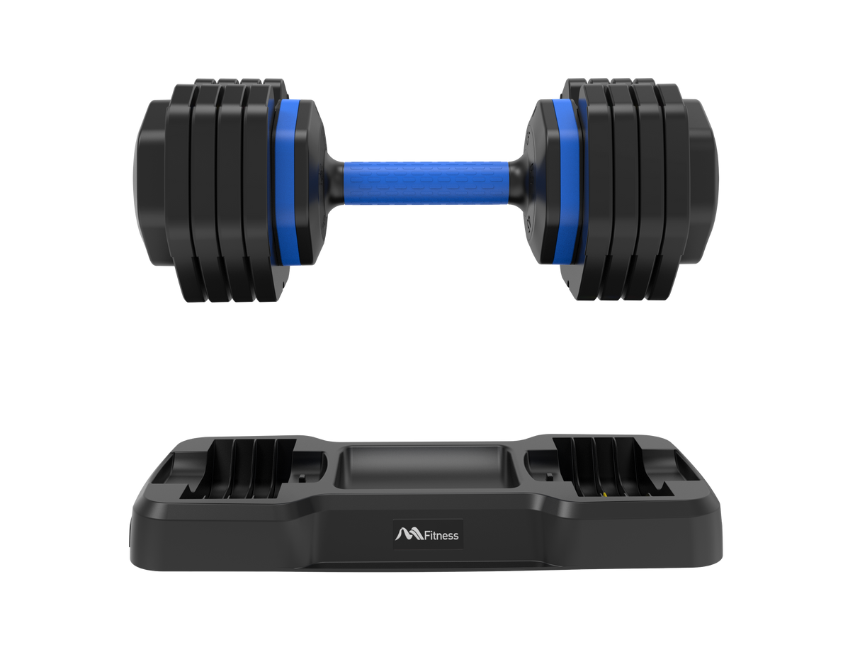 Upgrade your strength training with the 55lb x2 Dumbbell Set! Adjustable, durable, and space-saving with anti-slip handles. Shop now at boltbuy.com!