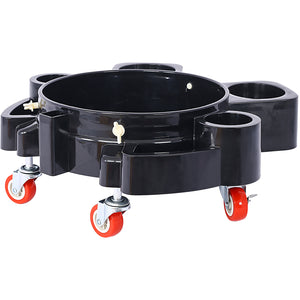 Bucket Dolly 5 Gallon Rolling Bucket Dolly with 5 Rolling Swivel Casters,Removable Bucket Dolly for Car Wash Professional Detailing for Car Washing Detailing Smoother Maneuvering