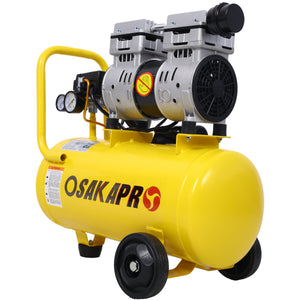 1.5HP Silent Oil-Free Air Compressor 8 Gallon