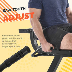 Leg Exercise Machine with Adjustable Seat