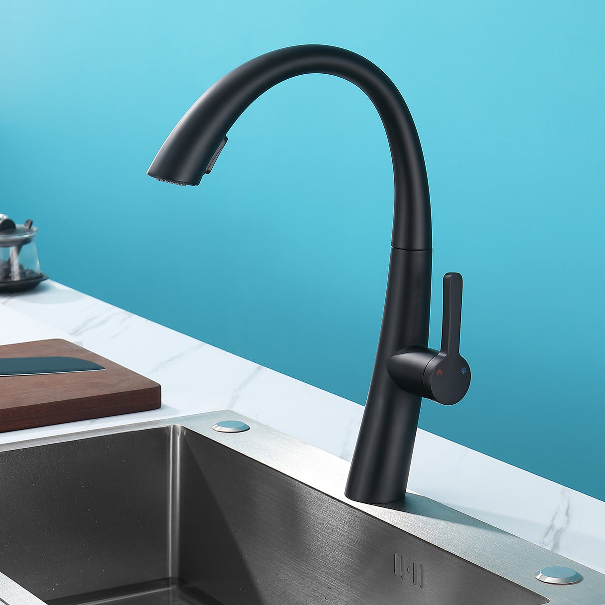 Stainless Steel Pull Out Kitchen Faucet