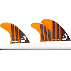 DORSAL Surfboard Fins Thruster 3 Set FCS Compatible-0