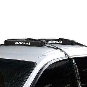 Dorsal Universal Soft Roof Rack Pads for Surfboard Kayak SUPs with Car Tie Down Straps and Storage Bag - Pack of 2-3