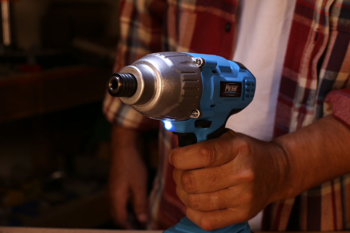 20V Cordless 2.0Ah Lithium-Ion Impact Driver 1/4" Hex Shaft