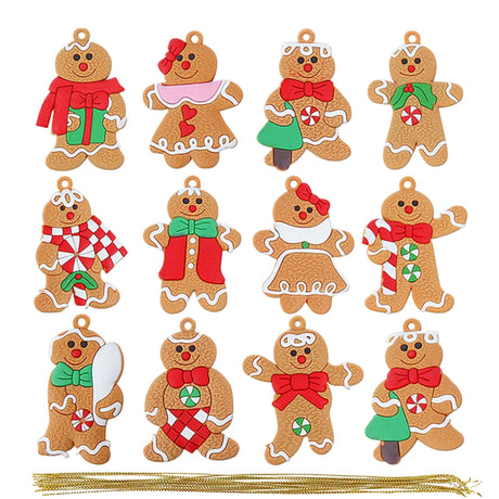 Gingerbread Man Tree Hanging Pendant_5