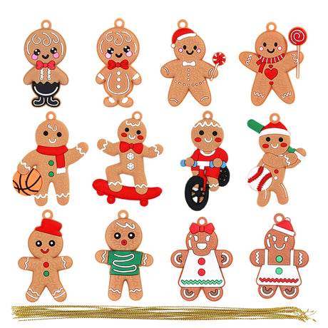 Gingerbread Man Tree Hanging Pendant_8