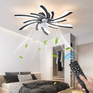 30.7" Ceiling Fan with Lights Remote Control