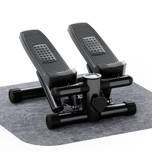 Hydraulic Fitness Stepper with Resistance & Display