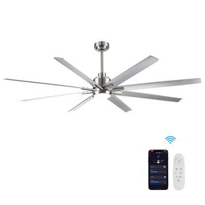 Smart 72" Integrated LED Ceiling Fan