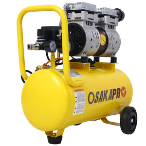 1.5HP Silent Oil-Free Air Compressor 8 Gallon