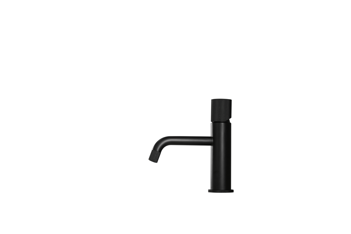 Black Bathroom Hot Cold Water Mixer Tap Black