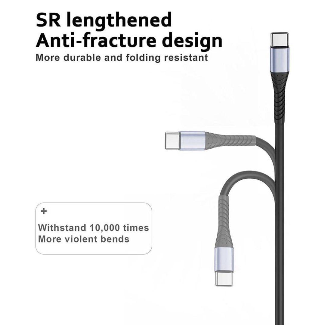 ReHisk High-Speed USB-C to USB-C Cable  3Ft, 10 Packs-1