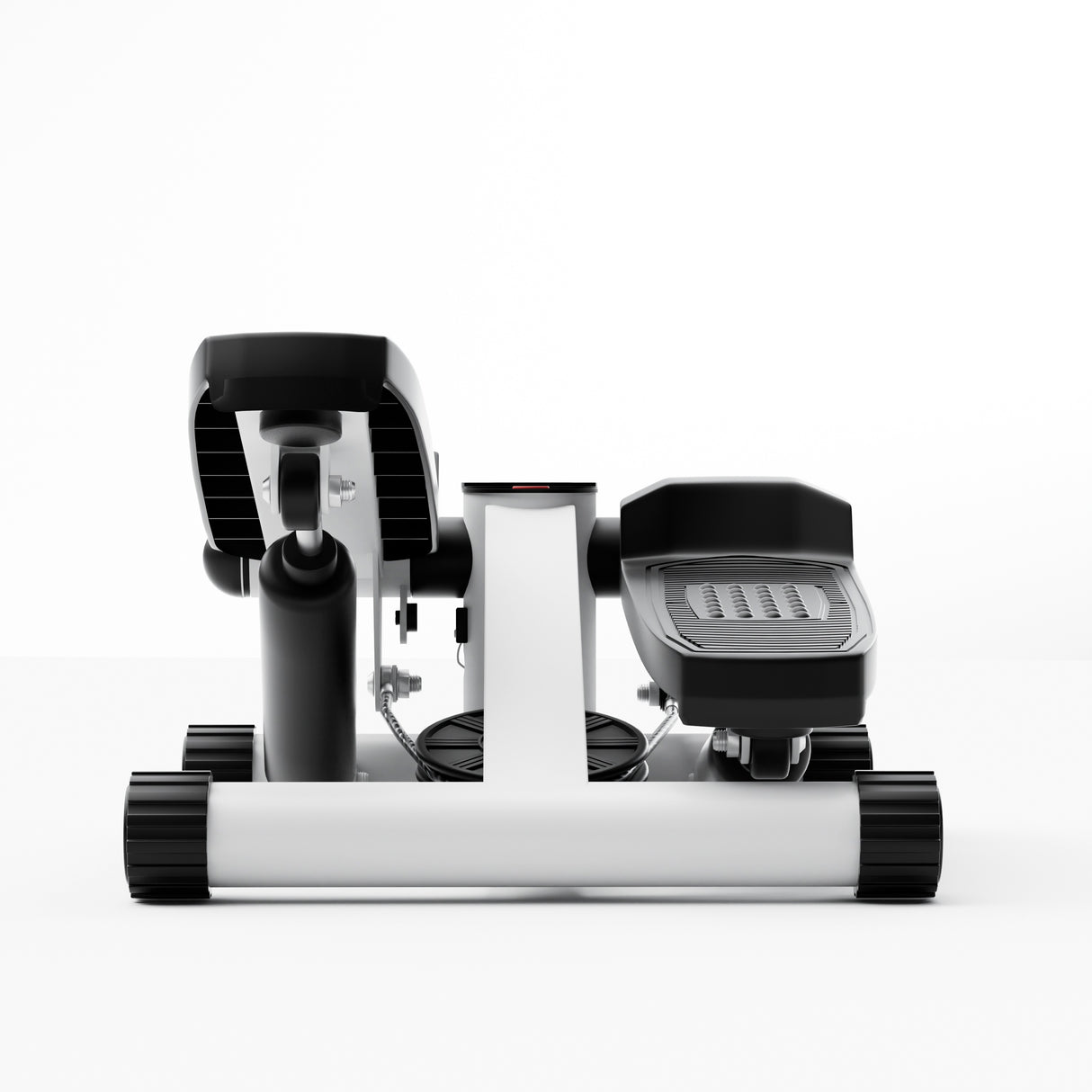 Hydraulic Fitness Stepper with Resistance Bands and Display