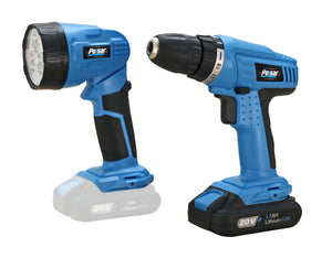 20V Cordless Lithium-Ion Drill & Flashlight Kit