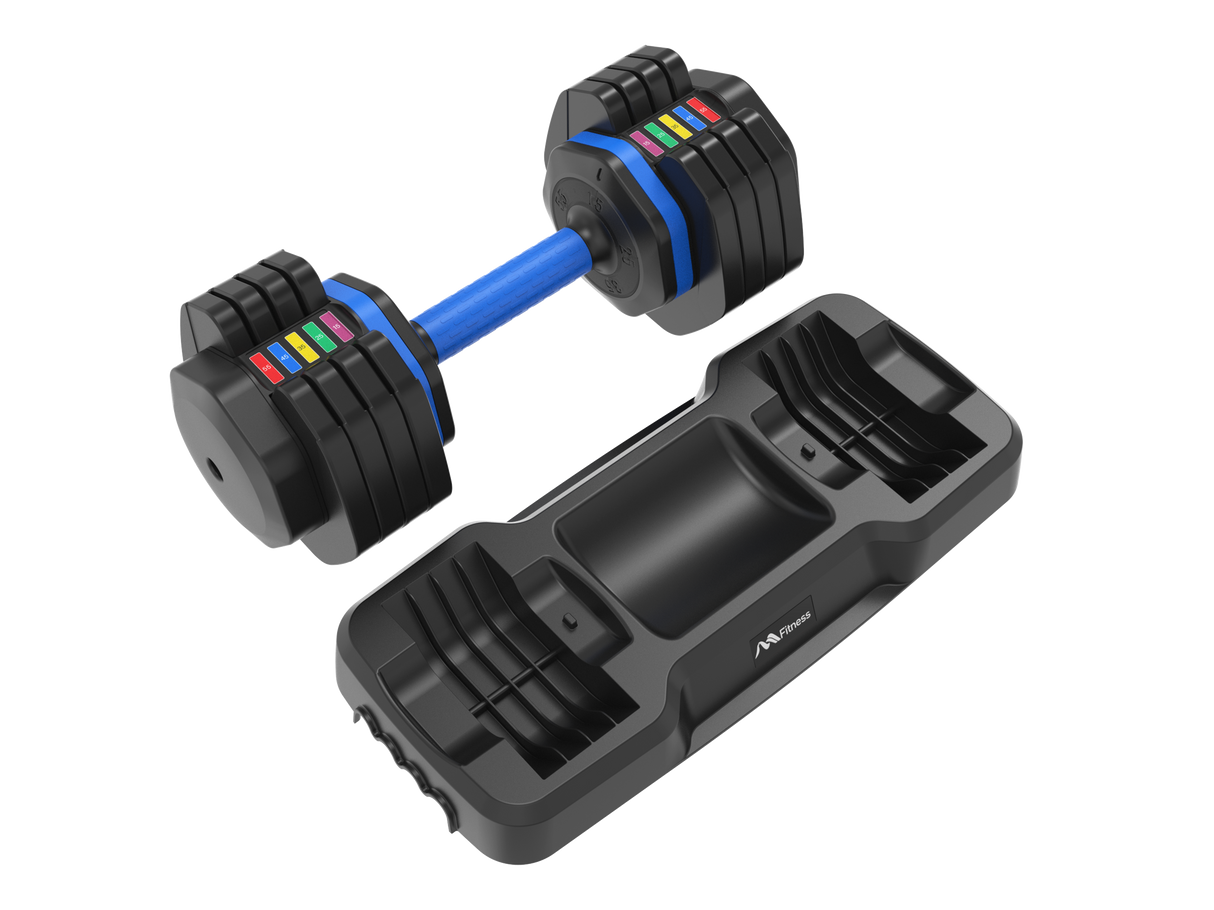 Upgrade your strength training with the 55lb x2 Dumbbell Set! Adjustable, durable, and space-saving with anti-slip handles. Shop now at boltbuy.com!