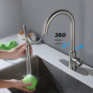 Touch Kitchen Faucet with Pull Down Sprayer