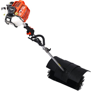 snow sweeper GASOLINE POWERED  BROOM SWEEPER,52CC 2 STROKE ,BROOM  BRUSH  21x10"  EPA