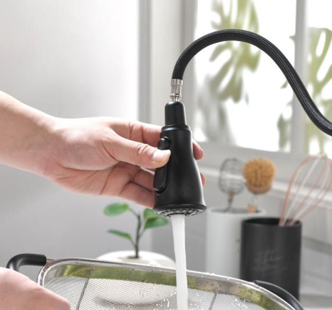 Touch Kitchen Faucet with Pull Down Sprayer-Matte Black