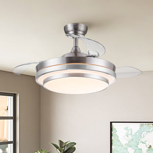 42" Retractable Ceiling Fan with Remote Control