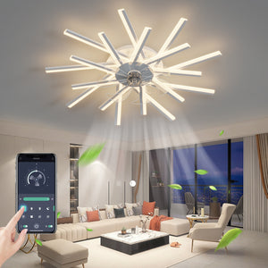 36"Ceiling Fan with Lights Remote Control