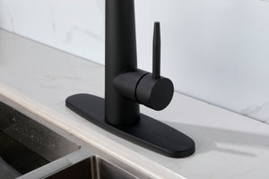 Matte Black Kitchen Faucets with Pull Down Sprayer