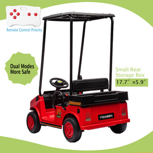 Red 12V Ride On Toy for Kids Ages 3+