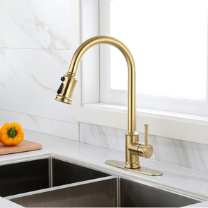 Touch Kitchen Faucet with Pull Down Sprayer