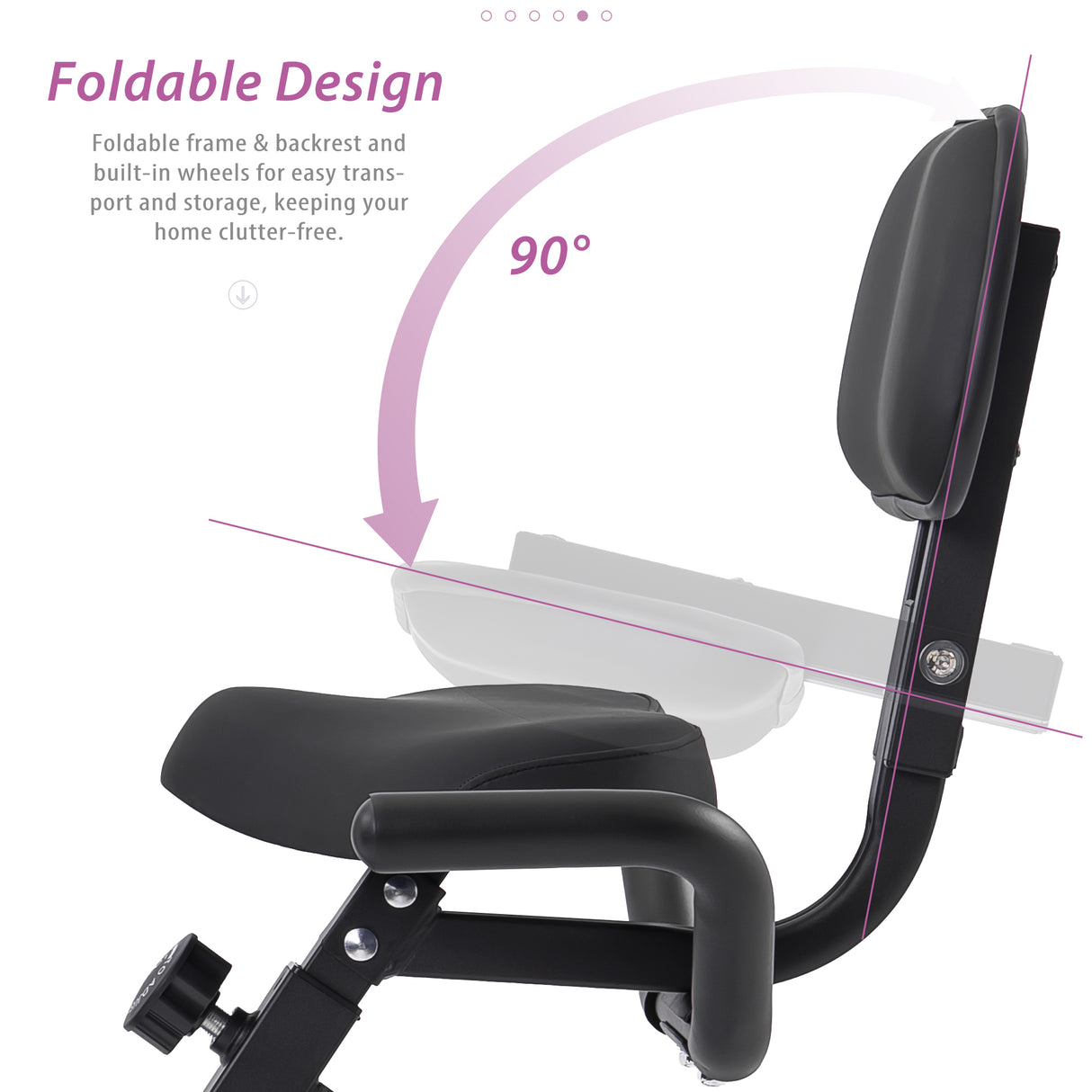 Recumbent X-Bike with 16-Level Adjustable