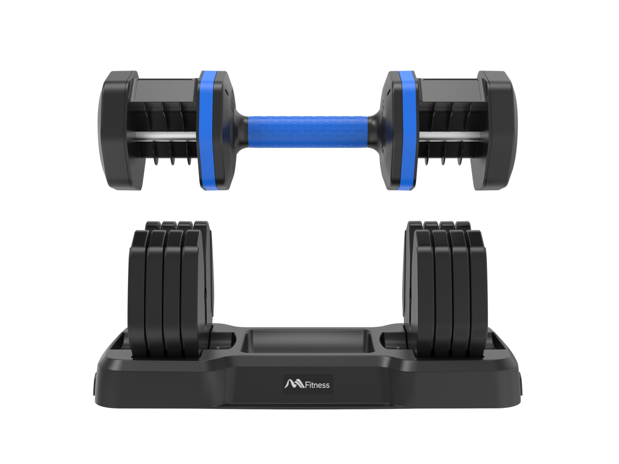 Upgrade your strength training with the 55lb x2 Dumbbell Set! Adjustable, durable, and space-saving with anti-slip handles. Shop now at boltbuy.com!