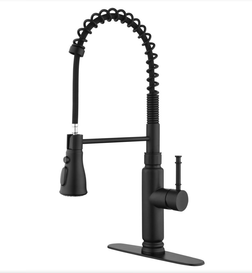 Touch Kitchen Faucet with Pull Down Sprayer-Matte Black