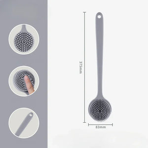 Silicone exfoliation brush for gentle and effective facial cleansing, suitable for all skin types at BoltBuy.com