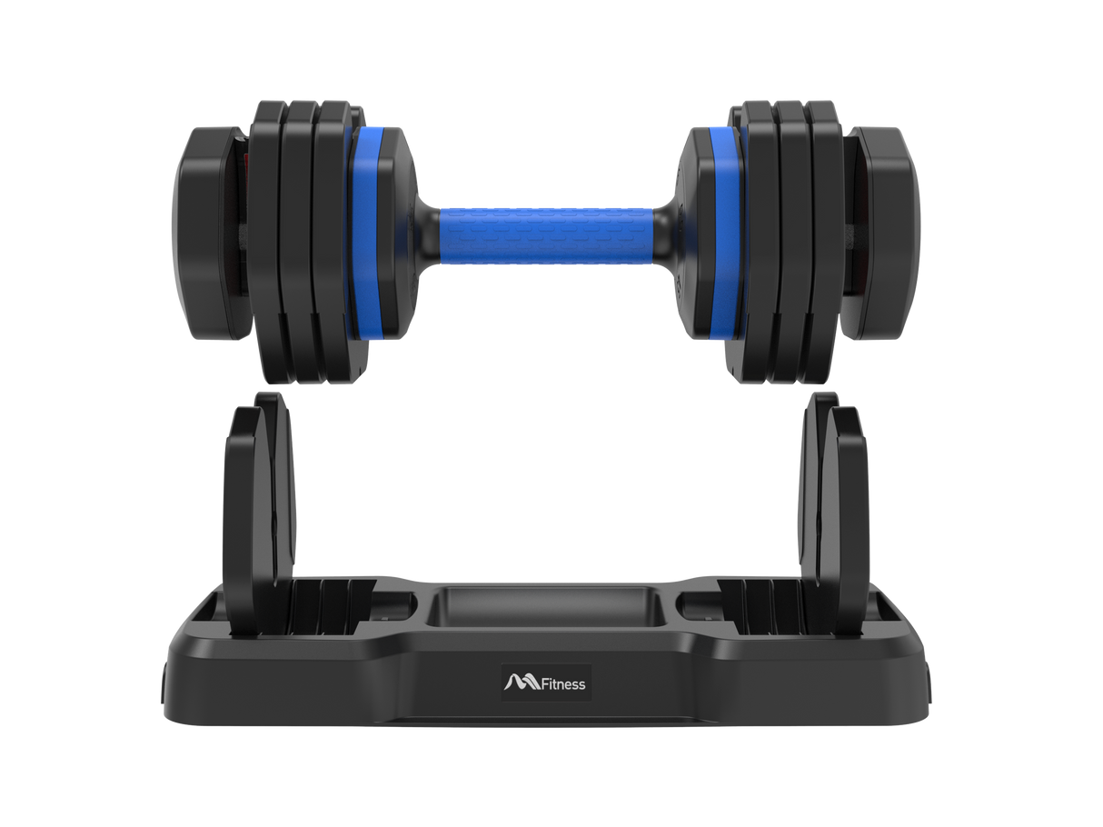 Upgrade your strength training with the 55lb x2 Dumbbell Set! Adjustable, durable, and space-saving with anti-slip handles. Shop now at boltbuy.com!