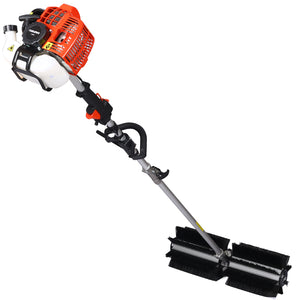 snow sweeper GASOLINE POWERED  BROOM SWEEPER,52CC 2 STROKE ,BROOM  BRUSH 24x9"  EPA