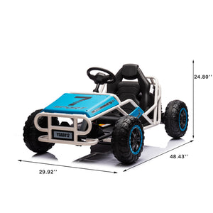 Blue 24V Ultimate Go-Kart for Kids Ages 6+