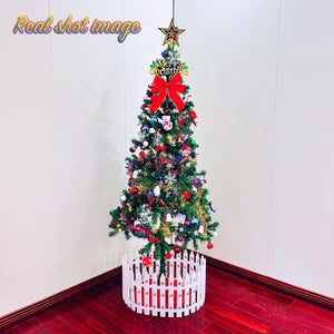 5ft Artificial Christmas Tree with LED Lights & Decorations