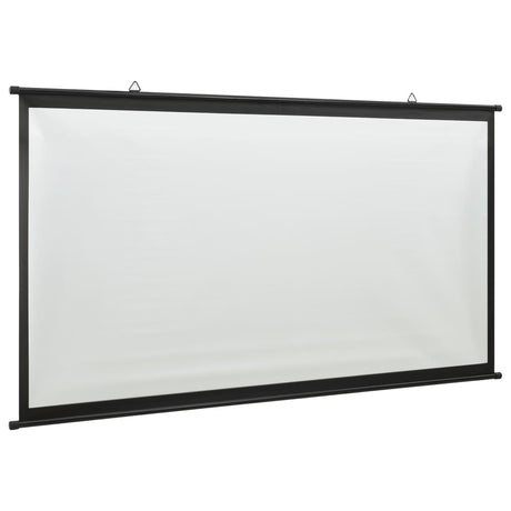 vidaXL Projection Screen Home Theater Screen Pull-down Projector Screen 16:9-1