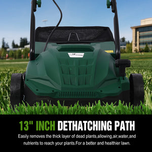 2-in-1 13"Dethatcher Scarifier