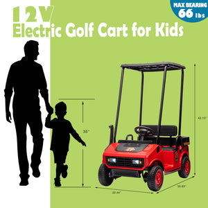 Red 12V Ride On Toy for Kids Ages 3+