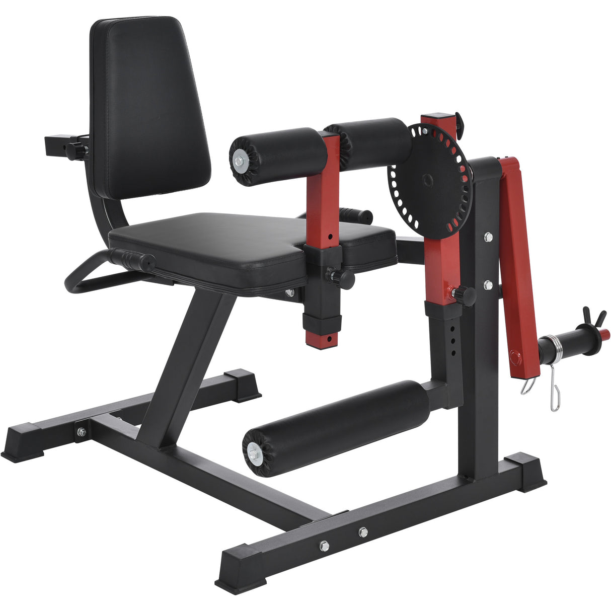 Leg Exercise Machine with Adjustable Seat