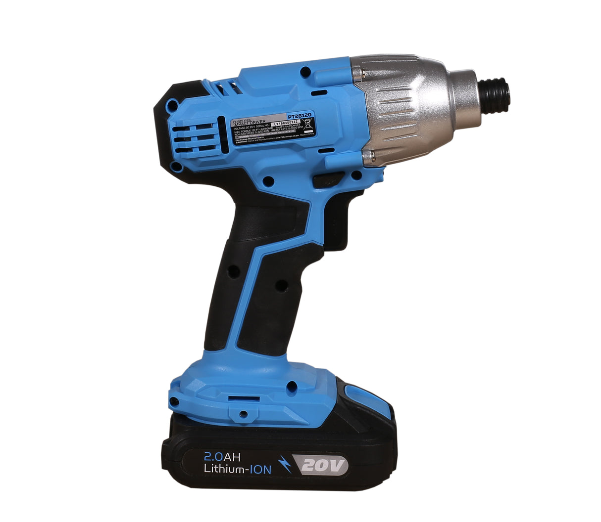 20V Cordless 2.0Ah Lithium-Ion Impact Driver 1/4" Hex Shaft