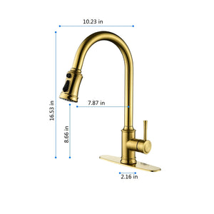 Touch Kitchen Faucet with Pull Down Sprayer