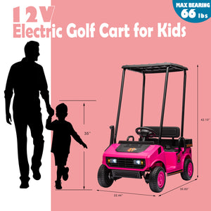 Pink 12V Ride On Toy for Kids Ages 3+