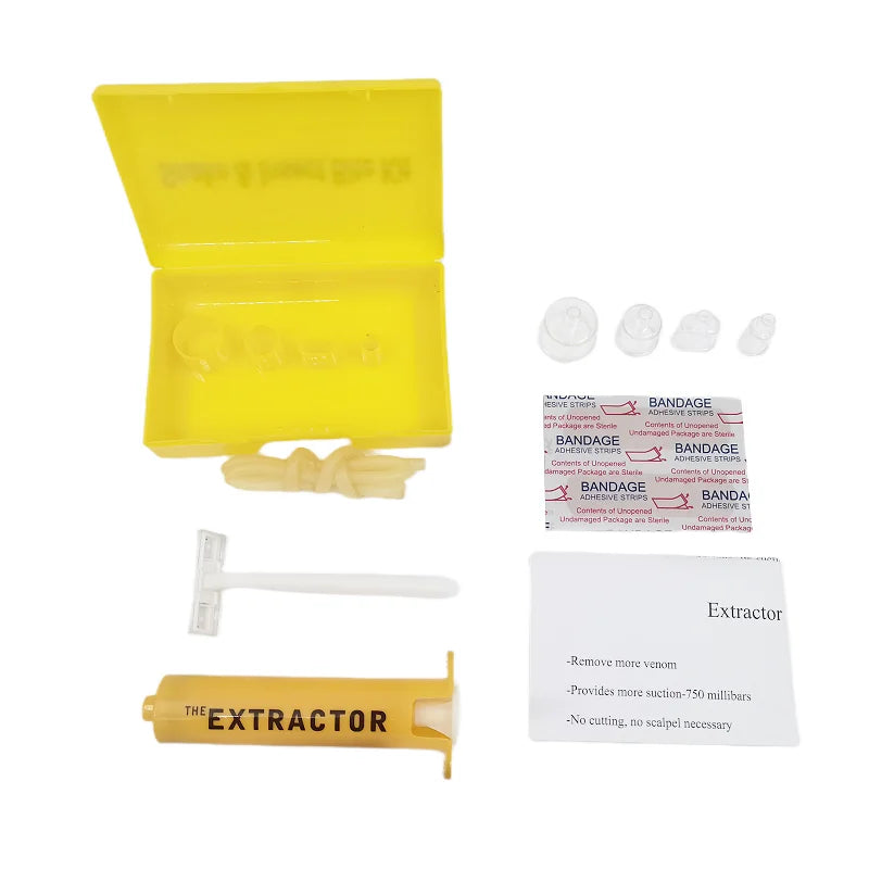 Bite Safe Kit-Venom Extractor Emergency Survival Kit