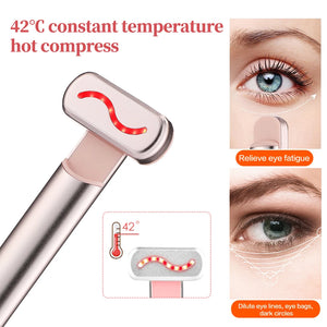 LumiLift 4-in-1 Facial Wand with red light therapy, microcurrents, and vibration massage for anti-aging and skin rejuvenation at BoltBuy.com