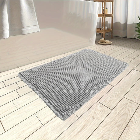 Bathroom Absorbent Carpet Non-Slip Bath Mat Soft Machine-Washable Doormat for Toilet Absorbent Rug beside Bathtub Wash Basin