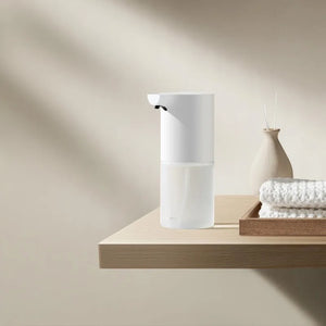 Automatic soap foam dispenser with touchless sensor, sleek design. ideal for hygienic hand washing, available at Boltbuy.com