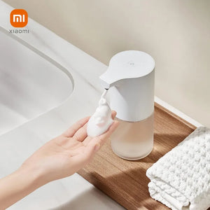 Automatic soap foam dispenser with touchless sensor, sleek design. ideal for hygienic hand washing, available at Boltbuy.com