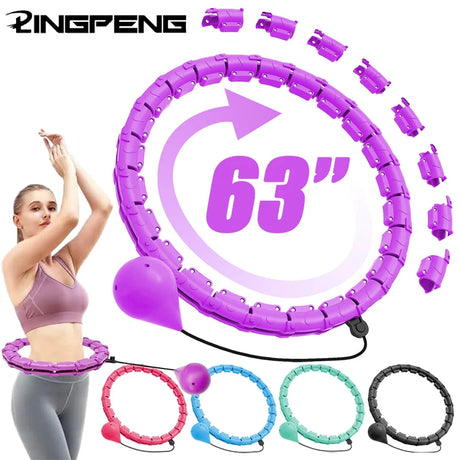 Tone Twirl-Fitness Hoop with Weights