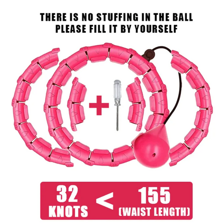 Tone Twirl-Fitness Hoop with Weights