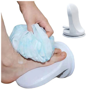 ShaveEase Pedal no-drill shower foot rest for easy and safe leg shaving, with suction cup design at BoltBuy.com